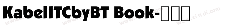 KabelITCbyBT Book字体转换